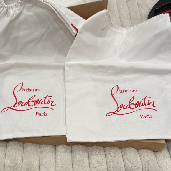 Christian Louboutin Dandyrocks Textured Black Loafers size 45 - Picture 15 of 16